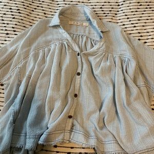 Free People Baby Doll Blouse